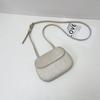 Bolsa de concha jeans retrô outono e inverno 2023 design de nicho bolsa sela feminina simples versátil bolsa de ombro carteiro