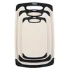Tabla de cortar de paja de trigo Tabla de cortar de plástico de tres piezas Tabla de cortar pequeña para cortar frutas para comida de bebé Estilo japonés y coreano
