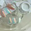 2026 Novo Pó Mágico Espelho Aurora Tendência, Pó com Almofada de Ar Iridescente Polarizado de Fada Cintilante, Atacado para Salões de Unhas