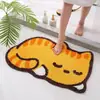 Alfombrilla de Baño Antideslizante de Secado Rápido para Piso de Fábrica, Alfombrilla para Pies, Alfombrilla para Puerta de Inodoro, Alfombrilla Absorbente de Agua para Baño del Hogar