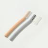 Recortador de cejas de paja de trigo al por mayor, recortador de cejas de mango recto transfronterizo, gadget de belleza portátil, fabricante de recortador de cejas macro