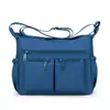 Nova Bolsa de Ombro Única com Múltiplos Bolsos Cor Sólida 2026 para Mulheres, Bolsa Transversal Leve de Grande Capacidade para o Dia a Dia e Viagens