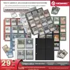 Páginas de Álbum de Cartas de Folha Solta Hengwei de 9 Compartimentos e 4 Compartimentos, Compatíveis com Yu-Gi-Oh e Pokemon, Páginas de Armazenamento Recarregáveis