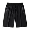Pantalones Cortos de Seda de Hielo para Comercio Exterior, Estilo Delgado de Verano, Talla Grande, Secado Rápido Casual de Cinco Puntos, Sueltos, Nuevos de Moda para Hombre, Pantalones Cortos de Playa