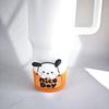 Venta Caliente Cubierta de Taza de Silicona de Dibujos Animados Goma Suave Conejo Lindo Anti-quemaduras Aislante Accesorios para Tazas Stanley Portavasos Fabricante Venta al por Mayor