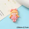 Acessórios de Resina DIY Desenho Animado Joias Pequena Menina Gaivota Cola de Chantilly Grampo de Cabelo Capa de Celular Fivela de Sapato