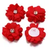 Cânhamo de pérola strass flor central quatro pétalas floral linho artesanal DIY corda de cabelo acessórios roupas sapatos e chapéus acessórios de bolsa