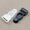 Medias al por mayor hebilla plástico Hebilla de liga lencería silicona cuero plástico hebilla calabaza accesorios para medias Hebilla de liga