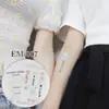 Nuevas Pegatinas de Tatuaje de Flores Impermeables de Rui Ka Long, Pegatinas Faciales, Pegatinas para Brazos, Unisex, Pequeñas Pegatinas de Margarita Más Vendidas