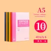 Paquete de 20 Cuadernos, Papelería para Estudiantes Universitarios, Cuadernos de Ejercicios A5 Espesos Tapa Blanda, Cuadernos Sencillos para Oficina