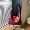Otoño Invierno 2026 Nueva Moda Estilo Europeo y Americano Retro Bolso Tote de Gran Capacidad Elegante Bolso de Hombro Único para el Hombro y Debajo del Brazo para el Trabajo