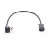 Cable de Extensión USB 3.0 con Codo Izquierdo y Derecho Macho a Hembra Arriba y Abajo Codo de 90 Grados Cable de Extensión de Datos USB 3.0 Macho a Hembra