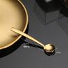 Cuchara para condimentar de acero inoxidable 304, cuchara para café, cuchara para mezclar, cuchara para el hogar, linda cuchara para postre, cuchara para helado