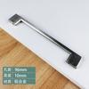 Maçaneta Moderna Minimalista de Liga de Zinco, Ferragem Preta Estilo Americano Estendida para Móveis, Maçaneta de Porta de Armário Guarda-Roupa, Maçaneta Popular para Gaveta