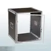 Gabinete de áudio profissional 16U gabinete com porta de vidro gabinete desmontável gabinete para amplificador