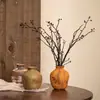 Vaso de cerâmica estilo antigo, perfeito para flores secas, uma peça decorativa para salas de estar e casas, adequado para plantas hidropônicas, um vaso de cerâmica