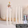Vela Digital com Controle Remoto LED Vela de Polo Longo Decoração de Casamento Transfronteiriça Dia dos Namorados Aniversário Luz de Vela Artificial Falsa