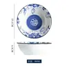 Tigela de Cerâmica Colorida Sob Esmalte, Tigela de Arroz para Restaurante, Tigela de Sopa, Tigela Grande para Sopa e Macarrão, Tigela de Porcelana Estilo Chinês, Tigela Grande, Tigela de Ramen