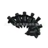Parafuso de rebite preto de 6 mm painel de decoração da carenagem clipe fixador para motocicleta Honda