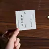 Adesivos de Papel com Borda Crua Rasgada à Mão, Etiquetas Especiais de Papel Personalizadas, Etiquetas Autoadesivas de Chá e Vinho com Logo Personalizado, Cartões de Papel