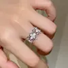 Anillo Elegante Estilo Corte Vintage para Mujer, Anillo Abierto Exquisito de Encaje Hueco Celebridad de Internet, Anillo de Dedo Índice de Nicho de Moda