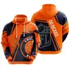 Estación independiente transfronteriza de Europa y Estados Unidos patrón clásico popular moda tendencia sudadera con capucha impresión digital 3D
