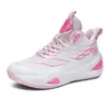 Zapatos de baloncesto populares para adolescentes, amortiguadores, resistentes al desgaste, antideslizantes, transpirables, prácticos para deportes