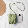 Nueva Bolsa para Teléfono Móvil Estilo Chino, Mini, Compacta, Ligera, Cruzada, Bolso Único para Mujer Estilo Chino, Terciopelo, Versátil y Personalizable
