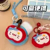Set Original de Muñeca Manzana Kitty Lindo de Tengyi de Tres Piezas Colgante para Decoración de Mochila de Niñas y Bolsa de Almacenamiento para Auriculares