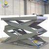 Plataforma elevatória tesoura pequena plataforma elevatória hidráulica fixa galvanizada elevação 1 tonelada elevador tesoura 3 toneladas