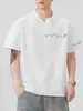 Ropa de Hombre Fengshe / Nueva Camiseta de Hombre Verano 2026, Popular Camiseta de Manga Corta para Hombre Estilo Chino, Top de Moda