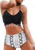 Bikini de Dos Piezas para Mujer de Estilo Europeo y Americano, Multicolor, Empacado Rígido, Push-Up, de Cintura Alta, que Favorece la Figura, para la Playa, Más Vendido en Aliexpress Amazon