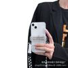 Presilha Traseira Onda Adequada para Apple 14 Crossbody, Cordão Universal para Todos os Modelos, Presilha para Celular Huawei, Presilha Traseira Urso de Cabeça com Cola Creme
