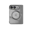 Wlons es adecuado para funda de teléfono iPhone Duo con bisagra, funda magnética transparente anti-caídas Apple Duo