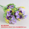 Flor Seca Única Flor de Seda Flor Artificial Buquê Decoração de Plástico Enfeites para Sala de Estar Arranjo de Flores Flor para Performance de Dança de Cerca