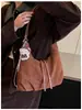 Bolso Retro de Gamuza de Gran Capacidad para Mujer 2026 Nuevo Otoño Invierno Bolso Cruzado Casual Estilo Coreano Multiusos de un Solo Hombro para Viajar al Trabajo