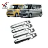 Adecuado para Suzuki 23 Spacia Custom Manija Exterior de Puerta Modificada Marco de Adorno Especial para Manija Cromado