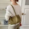 Bolso de hombro simple y versátil con patrón tejido, bolso tote grande para mujer, bolso de hombro texturizado para el día a día
