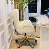 Las Sillas de Oficina Se Pueden Personalizar para Apartamentos Pequeños, Sillas de Computadora Cómodas de Respaldo Alto Que Se Pueden Girar y Ajustar en Altura, Adecuadas para Estudio, Dormitorio y Sala de Estudio