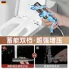 Pistola de spray para vaso sanitário para descarga e pressurização, válvula angular de um para dois para banheiro com pistola de descarga de alta pressão, acessório de chuveiro bidê