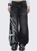Moda Masculina e Feminina 2026 Novo Retro Lavado Tendência Harajuku Gradiente Jeans Gótico Europeu e Americano Roupas Transfronteiriças