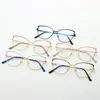 Armazones de Gafas de Dos Tonos Estilo Ojo de Gato de Moda Transfronterizos 2025 con Patas de Metal con Resorte y Lentes Fotocromáticas para Miopía