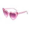Gafas de sol con forma de corazón angular transfronterizas, Gafas de corazón con montura grande, Gafas de sol de moda con forma de corazón UV400