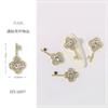 Nuevos accesorios para uñas transfronterizos, chanclas de diamantes, decoración de uñas con forma de cabeza de conejo, frasco de perfume, suministros para uñas de abeja