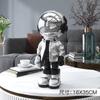 Figura de Astronauta para Decoración de Piso junto al Sofá y Mueble de TV, Tamaño Grande, 70 cm de Alto