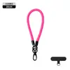 Cordón Corto Ajustable Transfronterizo para Teléfono con Hebilla Doble, Cadena Tejida para Teléfono, Funda Anticaída para Teléfono con Cámara, Correa Antirrobo para Uso Cruzado