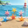 Micro-paisaje Creativo Realista Estrellas de Mar de Colores Acuario Marino Paisajismo DIY Accesorios Decorativos Eco-botella Pequeños Adornos