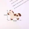 Ropa y Sombreros de Estilo Casual, Accesorios Bordados, Parches de Tela, Caballo de Año Nuevo Cosido a Mano, Parches de Tela Bordados de Dibujos Animados de Perro Osito