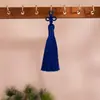 8cm Fleco de Borla de Tres Hojas Accesorios para Joyería DIY Colgante Estilo Antiguo Ropa Bolsita Tejida Borla Pequeña Venta al por Mayor
