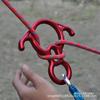 Anillo de Ocho con Orejas Dobles para Rescate de Incendios con Anillo de Ocho con Oreja Dispositivo de Descenso Anti-Pánico Protección Oreja de Vaca